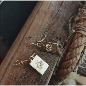 PAIRD Sheba Goddess Leverback Earrings Earrings - Zabecca Living