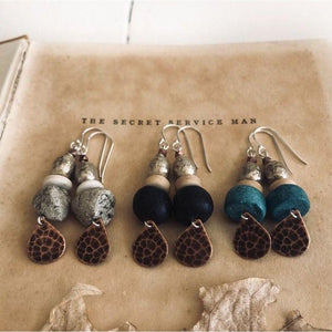 PAIRD Tribal Totem Earrings Earrings - Zabecca Living