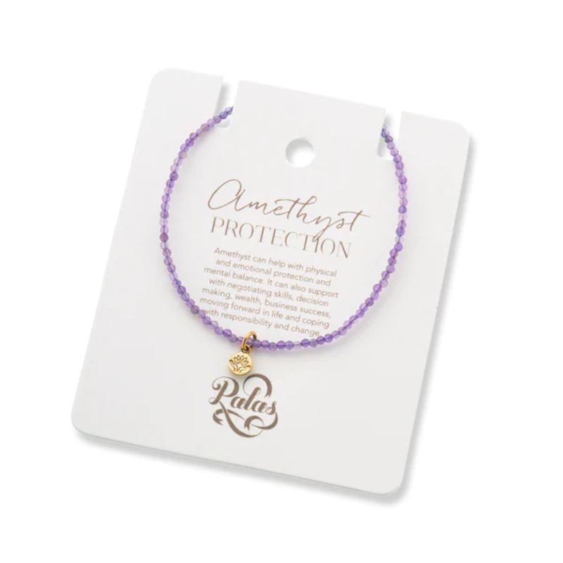 PALAS Amethyst Celestial Gem Bracelet BRACELET - Zabecca Living
