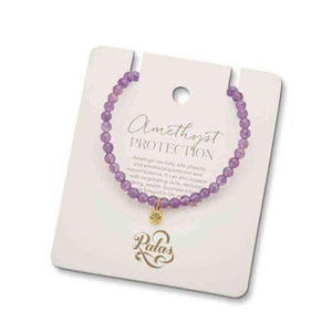 PALAS Amethyst Healing Gem Bracelet BRACELET - Zabecca Living