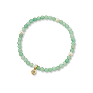 PALAS Aventurine & Pearl Propensity Gem Bracelet BRACELET - Zabecca Living