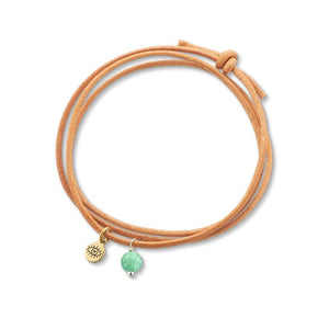 PALAS Aventurine Protection Gem Wrap BRACELET - Zabecca Living