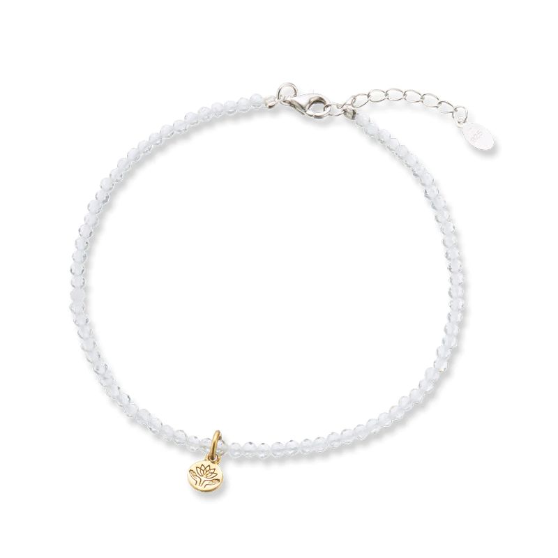 PALAS Crystal Quartz Celestial Gem Bracelet BRACELET - Zabecca Living