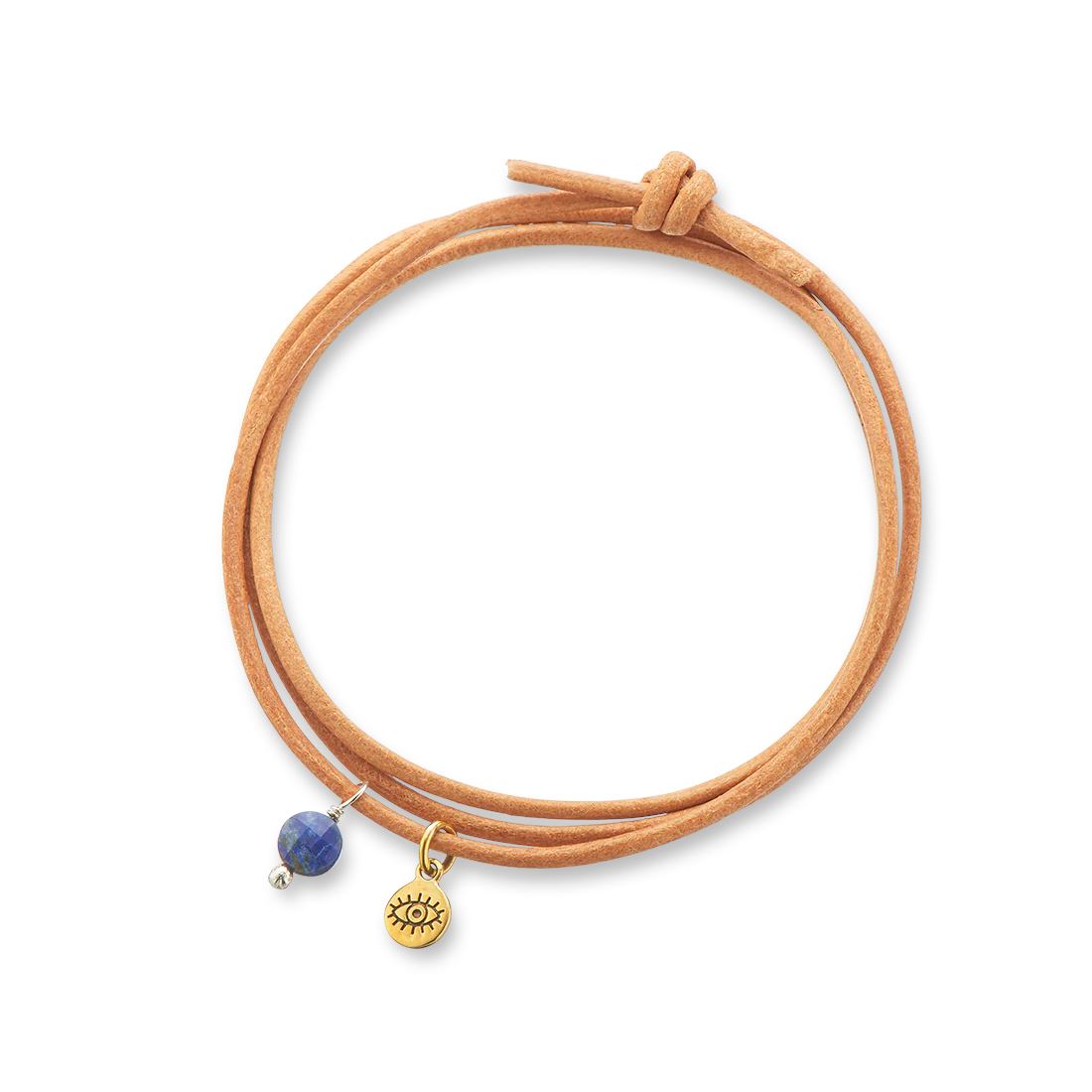 PALAS Lapis Lazuli Protection Gem Wrap BRACELET - Zabecca Living