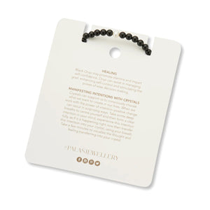 PALAS Onyx & Pearl Propensity Gem Bracelet BRACELET - Zabecca Living