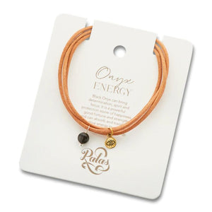 PALAS Onyx Protection Gem Wrap BRACELET - Zabecca Living