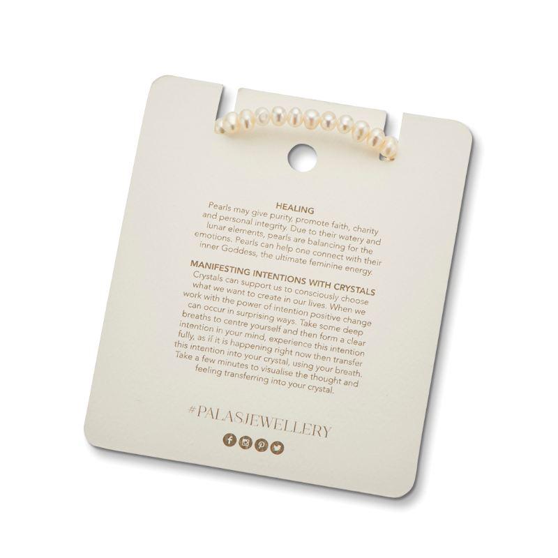 PALAS Pearl Healing Gem Bracelet BRACELET - Zabecca Living