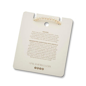PALAS Pearl Healing Gem Bracelet BRACELET - Zabecca Living