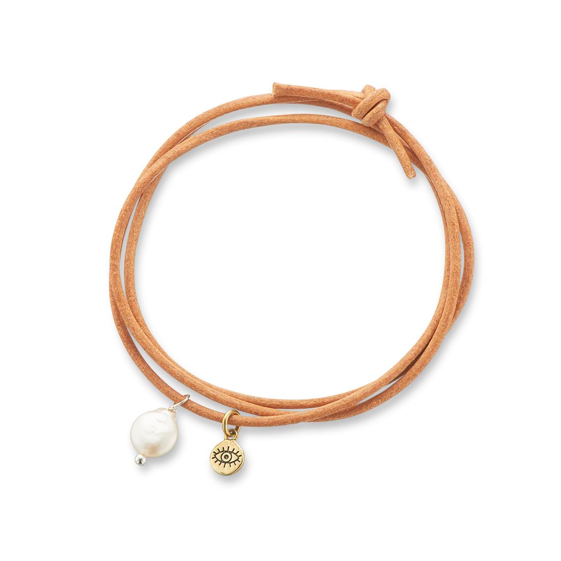 PALAS Pearl Protection Gem Wrap BRACELET - Zabecca Living