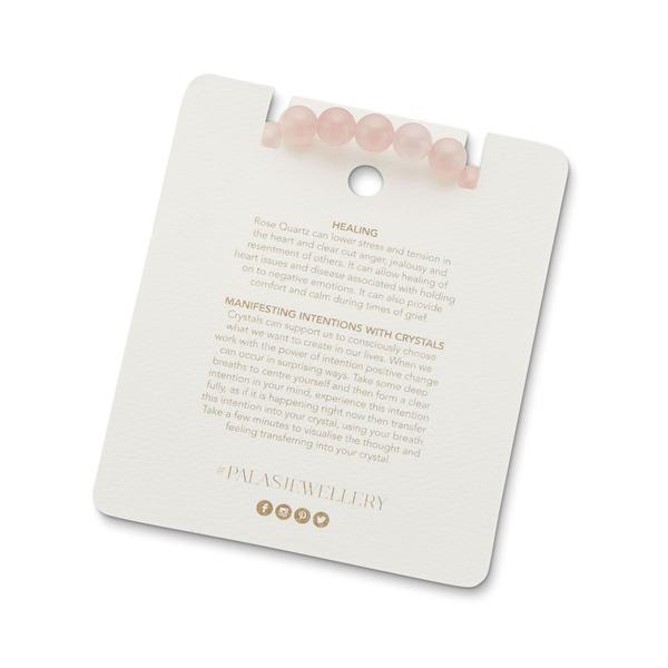 PALAS Rose Quartz Energy Gem Bracelet BRACELET - Zabecca Living