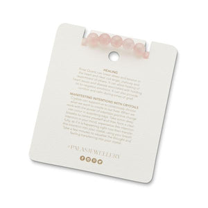 PALAS Rose Quartz Energy Gem Bracelet BRACELET - Zabecca Living