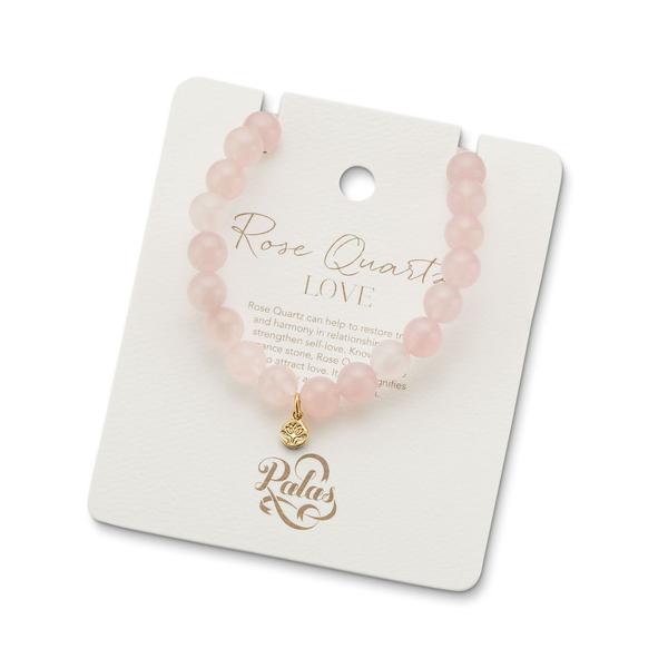 PALAS Rose Quartz Energy Gem Bracelet BRACELET - Zabecca Living