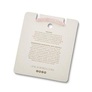 PALAS Rose Quartz Healing Gem Bracelet BRACELET - Zabecca Living