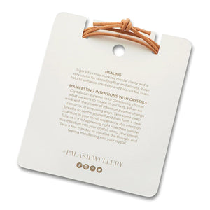 PALAS Tiger's Eye Protection Gem Wrap BRACELET - Zabecca Living