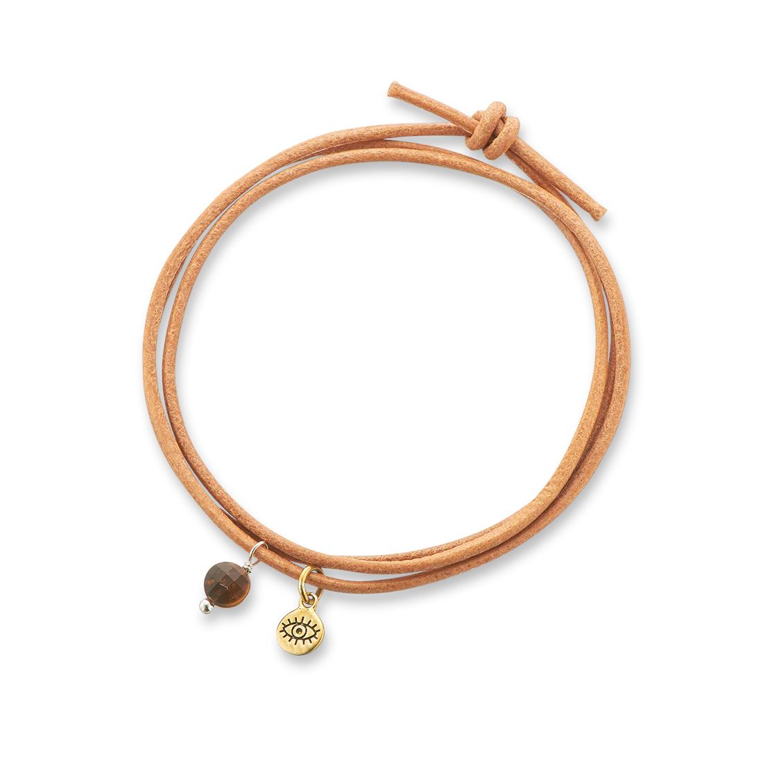 PALAS Tiger's Eye Protection Gem Wrap BRACELET - Zabecca Living