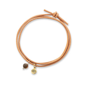 PALAS Tiger's Eye Protection Gem Wrap BRACELET - Zabecca Living