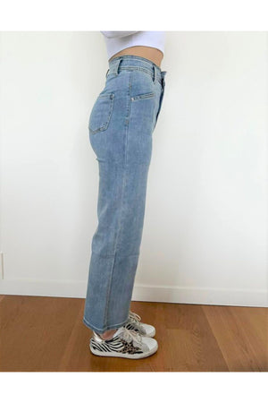 PAPER HEART Denim Jeans - Mid Blue JEANS - Zabecca Living