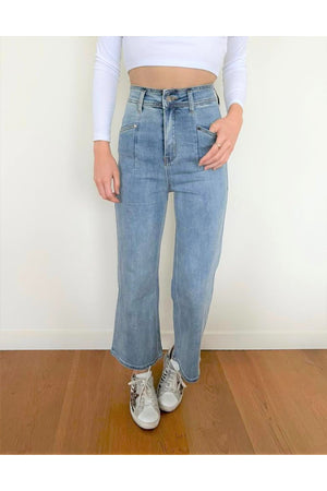 PAPER HEART Denim Jeans - Mid Blue JEANS - Zabecca Living