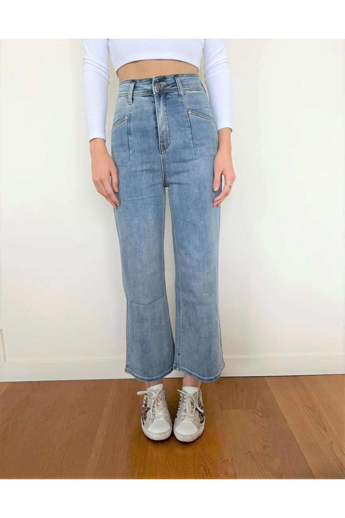 PAPER HEART Denim Jeans - Mid Blue JEANS - Zabecca Living