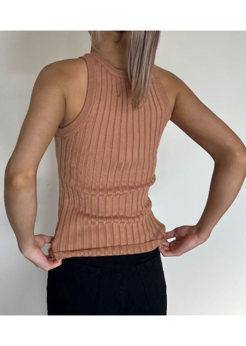 PAPER HEART Knit Top - Camel Top - Zabecca Living