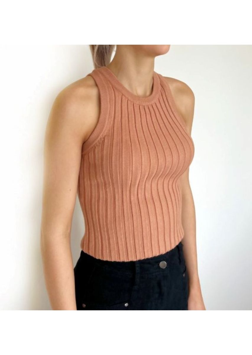 PAPER HEART Knit Top - Camel Top - Zabecca Living