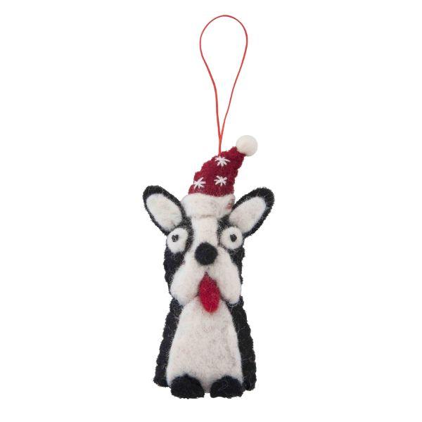 PASHOM French Bulldog With Hat FESTIVE DECORATIONS - Zabecca Living