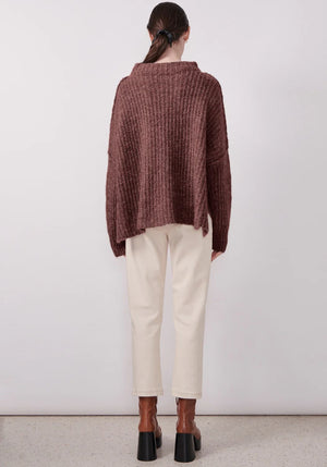 POL Shire Oversized Knit - Cinnamon Jumpers + Knitwear - Zabecca Living