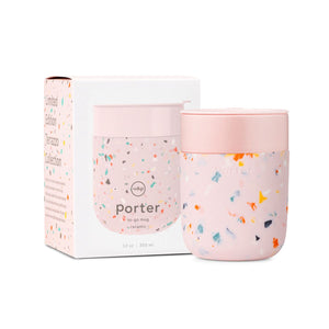 PORTER Ceramic Mug Terrazzo 355ml - Blush DRINKWARE - Zabecca Living