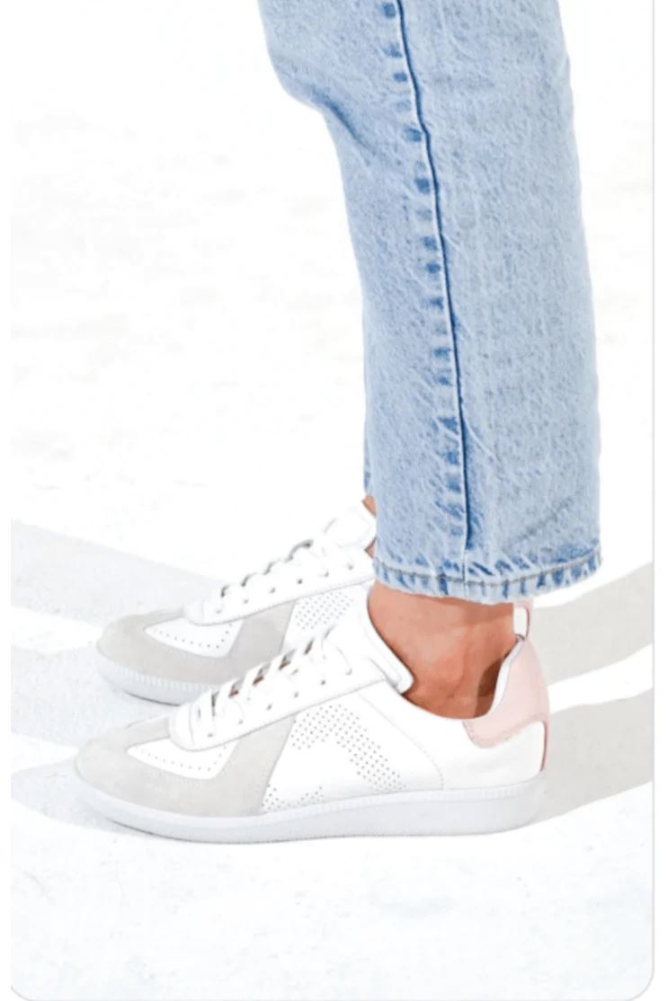 ROLLIE Pace Sneaker - White and Snow Pink FOOTWEAR - Zabecca Living