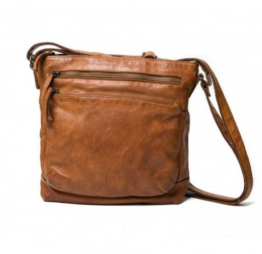 RUGGED HIDE Alabama Cross Bag Handbag - Cognac Handbag - Zabecca Living