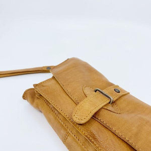 RUGGED HIDE Amelia Clutch - Tan Purse - Zabecca Living