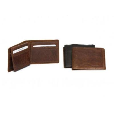 RUGGED HIDE Dan Mens Wallet - Black MENS WALLET - Zabecca Living