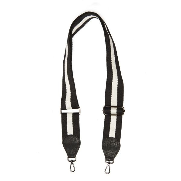 RUGGED HIDE Guitar Strap - Black & White HANDBAG - Zabecca Living