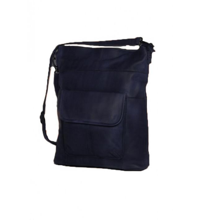 RUGGED HIDE Madrid Handbag HANDBAG MIDNIGHT BLUE - Zabecca Living