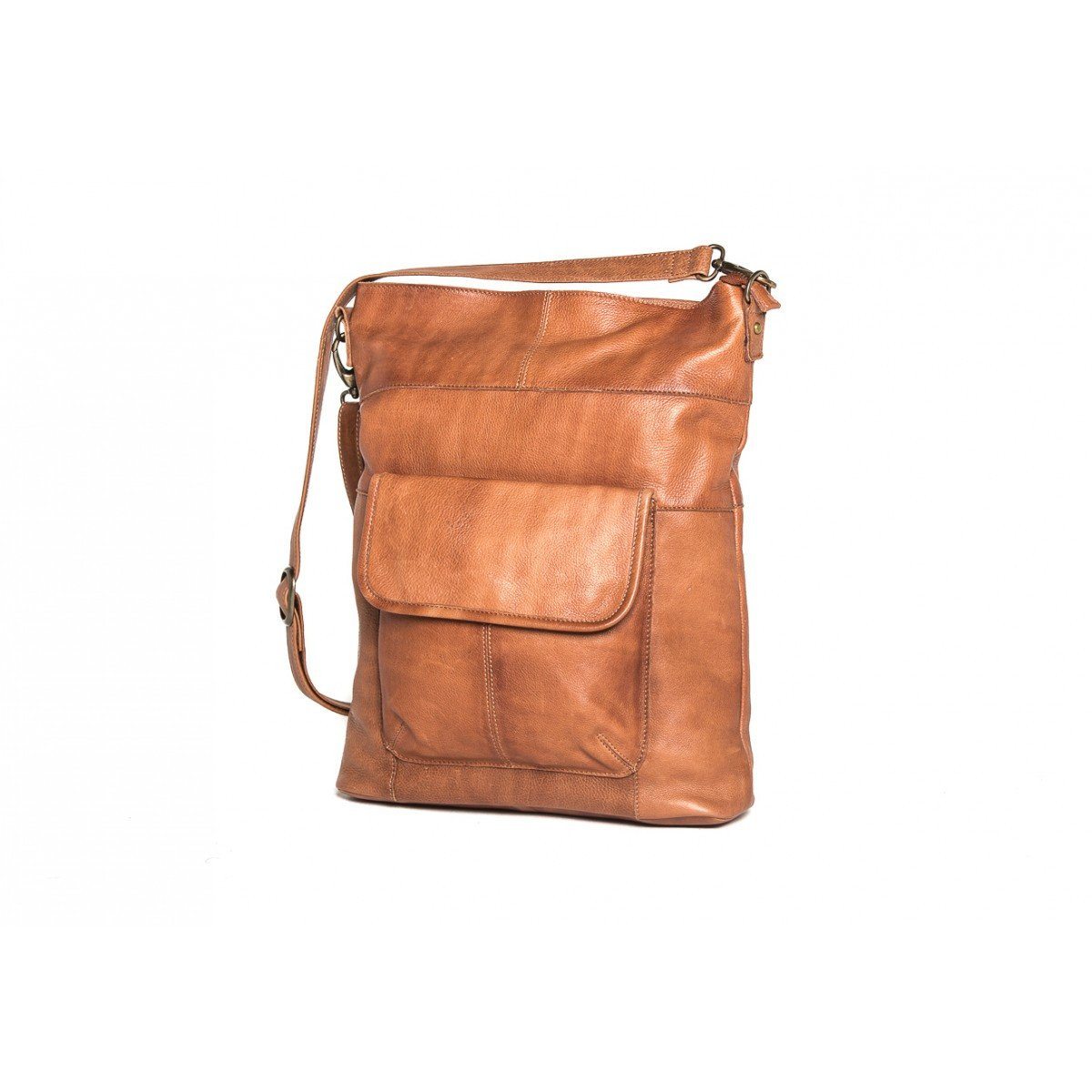 RUGGED HIDE Madrid Handbag HANDBAG TAN - Zabecca Living