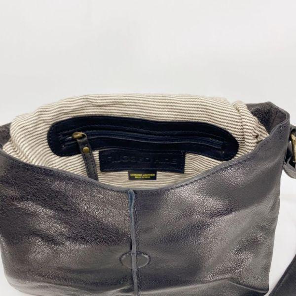 RUGGED HIDE Miranda Handbag - Black HANDBAG - Zabecca Living
