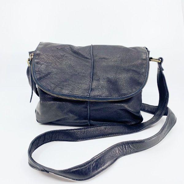RUGGED HIDE Miranda Handbag - Black HANDBAG - Zabecca Living