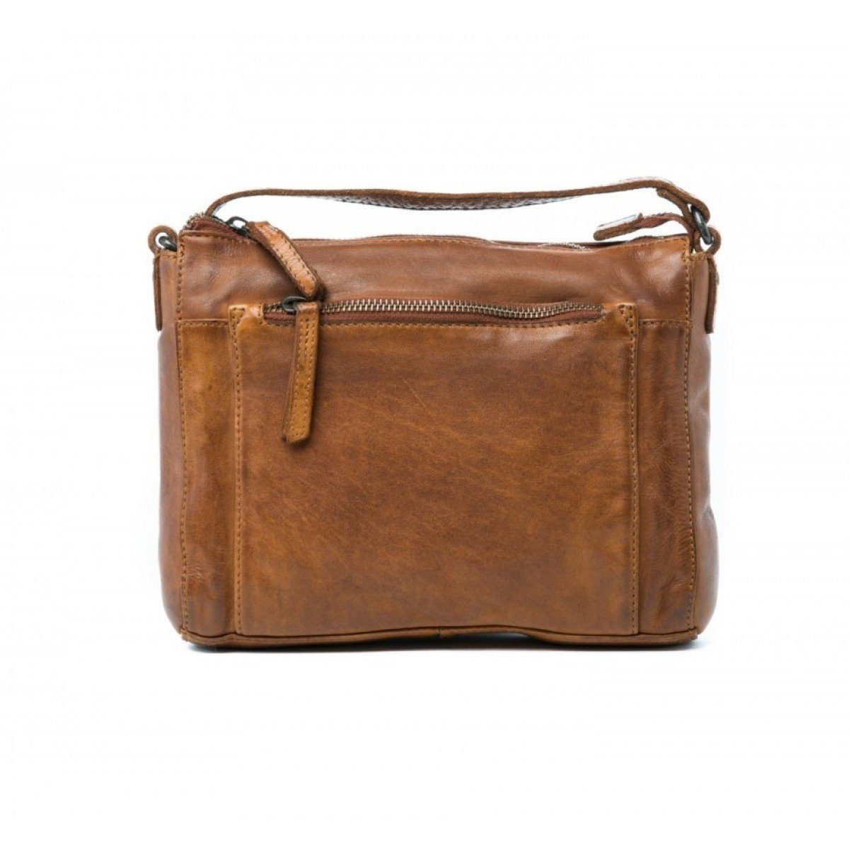 RUGGED HIDE Penelope Cross Body Handbag - Cognac Handbag - Zabecca Living