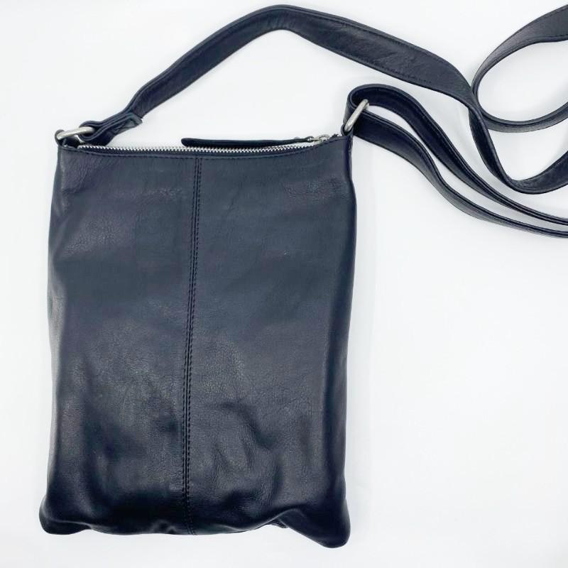 RUGGED HIDE Wendy Sling Bag - Black HANDBAG - Zabecca Living