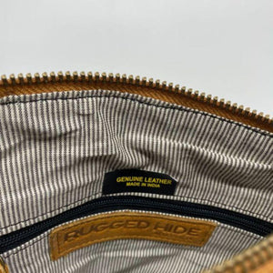RUGGED HIDE Wendy Sling Bag - Tan HANDBAG - Zabecca Living