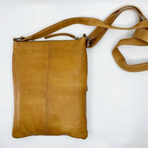 RUGGED HIDE Wendy Sling Bag - Tan HANDBAG - Zabecca Living