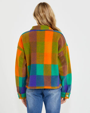 SASS Morgan Check Jacket - Multi Check Winter Jacket - Zabecca Living