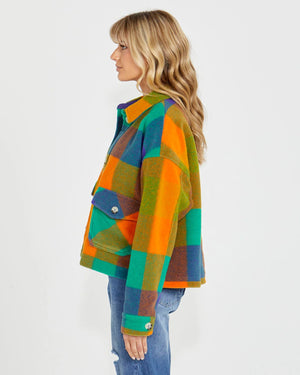 SASS Morgan Check Jacket - Multi Check Winter Jacket - Zabecca Living