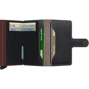 SECRID Miniwallet - Saffiano Brown WALLET - Zabecca Living