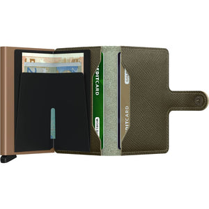 SECRID Miniwallet - Saffiano Olive WALLET - Zabecca Living