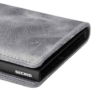 SECRID Slimwallet - Vintage Grey/Black WALLET - Zabecca Living