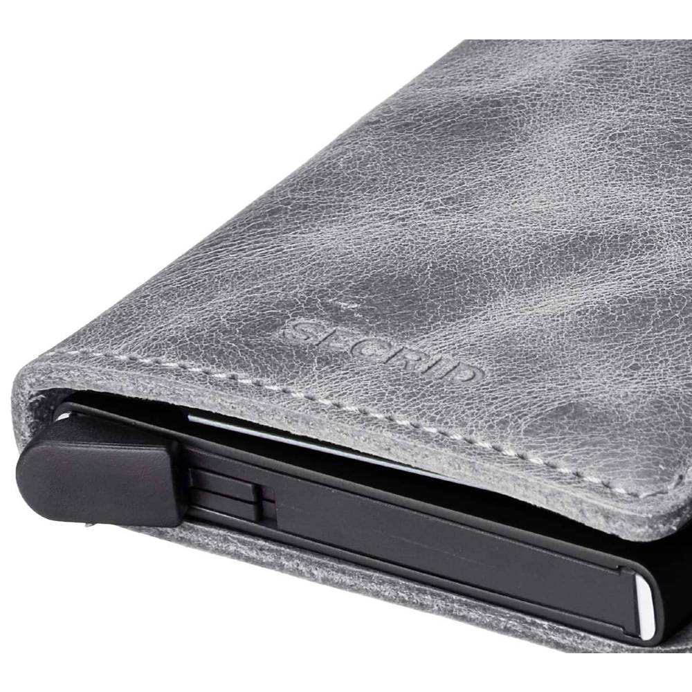 SECRID Slimwallet - Vintage Grey/Black WALLET - Zabecca Living