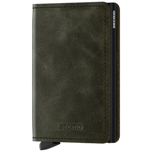 SECRID Slimwallet - Vintage Olive/Black WALLET - Zabecca Living