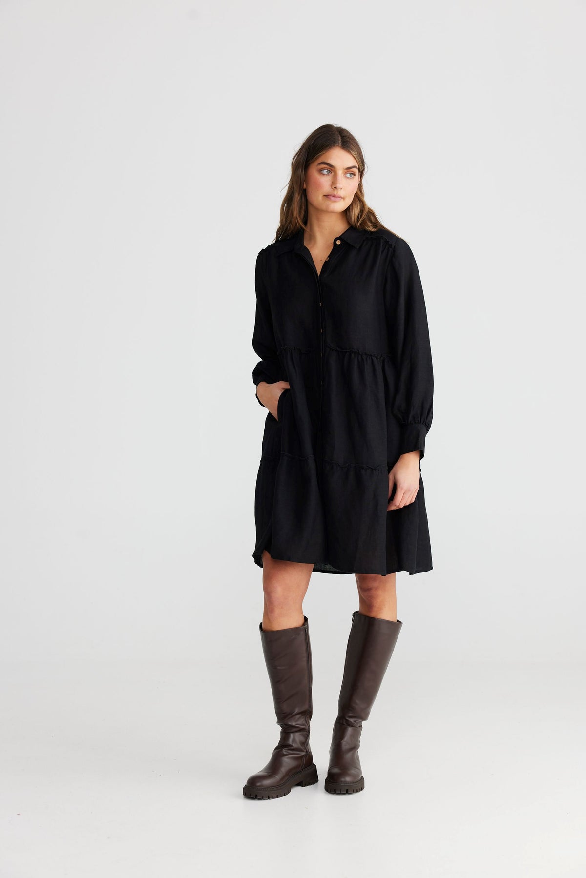 SHANTY Mia Dress - Black Dress - Zabecca Living