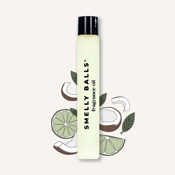 SMELLY BALLS 15ml Fragrance Oil - Coconut and Lime AIR FRESHENER - Zabecca Living